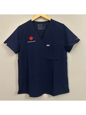 Figs Deep Blue Navy Women’s Medium The Botox Course Technical Collection